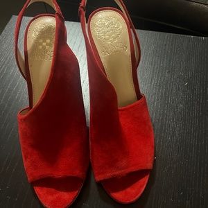 Vince Camuto Red Heels